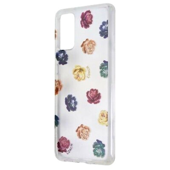 COACH Color Glitter Peony Floral Flowers Samsung Galaxy S20+ Plus Hard Case - Picture 9 of 10